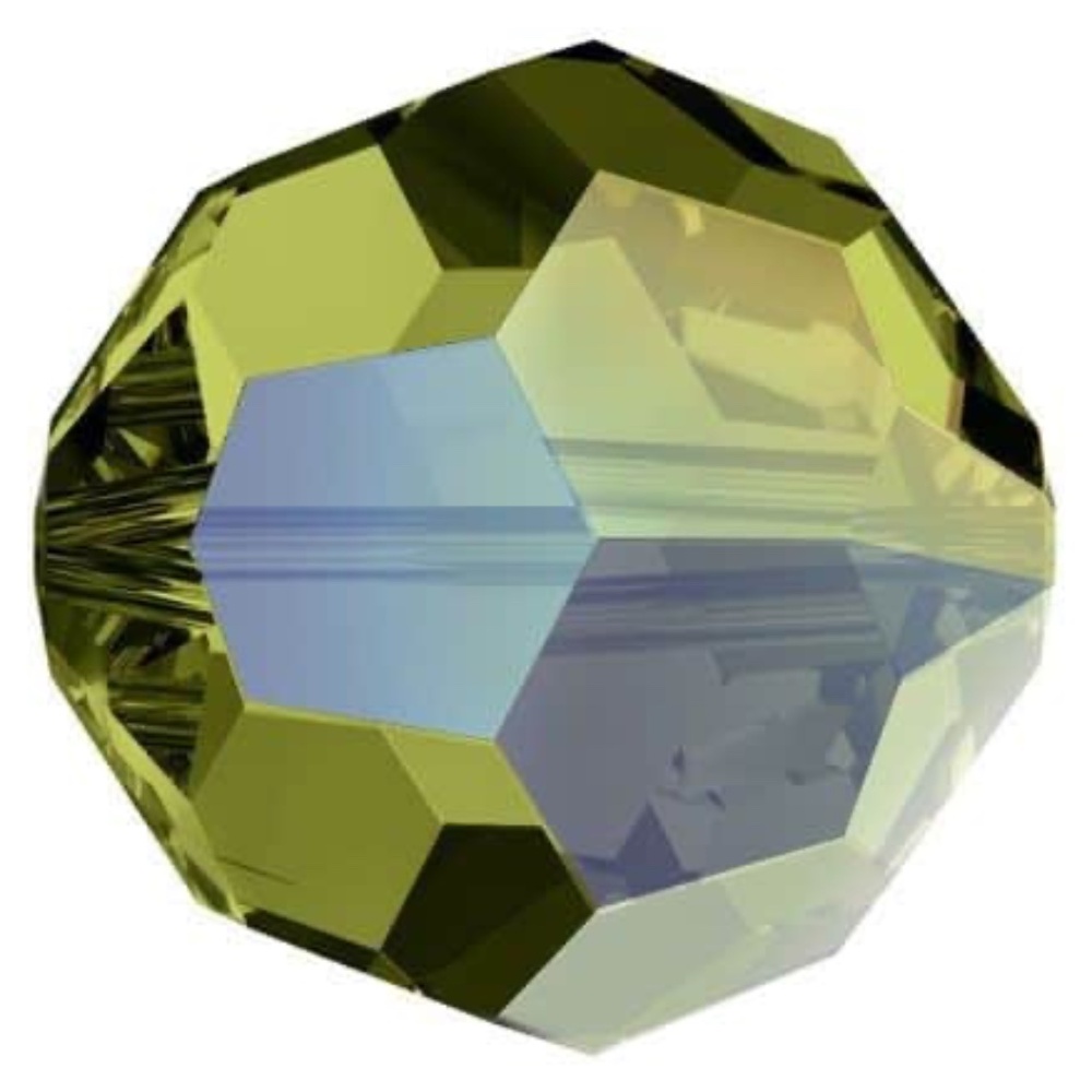 As Low As $2 4mm Olivine AB Swarovski Crystal Round 5000 Beads 8pcs
